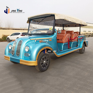 <span class=keywords><strong>Voiture</strong></span> de tourisme électrique vintage classique décapotable abordable, bleue, pour location en station balnéaire ou mariage - Product Image 5