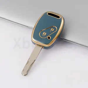 Funda Protectora para Llaves de Coche con 2/3/4 Botones para <span class=keywords><strong>Honda</strong></span> Accord Civic CRV CR-V Pilot Insight Ridgeline, Carcasa de TPU para Llaves - Product Image 6