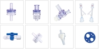 ISO9001 petite vanne à robinet d'air en plastique Mini pression de débit d'air médical Luer Lock clapet anti-retour robinets d'arrêt