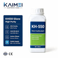 Agent de couplage silane KH-550 pour améliorer la résistance d'adhérence des mastics et des adhésifs, Amino Silane A-1100 AMEO Pureté 99%