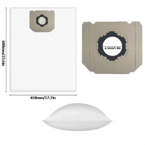 Sac à poussière pour aspirateur Karcher WD4 5 6 MV4 5 6 2.863 006, en papier, pour usage domestique - Product Image 2