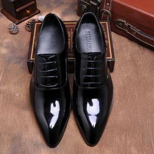 Zapatos de Cuero Genuino para Hombre, Estilo Clásico Retro de Primavera, para Ocasiones Formales de Negocios - Product Image 4