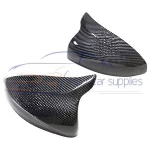 Coque de rétroviseur en fibre de carbone sèche haute performance, style klaxon d'origine, compatible avec A3 RS3 S3 - Product Image 4