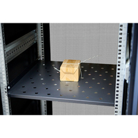 Armoire de serveur 42U, 19 pouces, armoire réseau sur pied, centre de données, 600x800mm, acier SPCC, porte en verre, ventilateurs de refroidissement