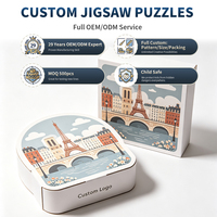Puzzle en papier personnalisé de 500 pièces, fabriqué en usine, pour l'apprentissage à domicile et l'éducation des enfants