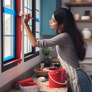 Papier <span class=keywords><strong>de</strong></span> <span class=keywords><strong>masquage</strong></span> <span class=keywords><strong>de</strong></span> peinture en aérosol <span class=keywords><strong>de</strong></span> voiture en caoutchouc bleu direct d'usine adhésif acrylique simple face non résiduel résistant aux hautes températures - Product Image 5