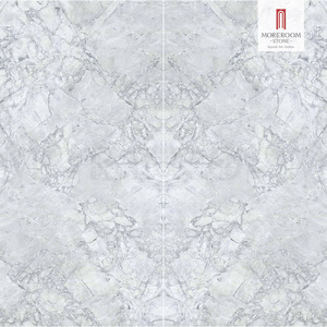 Dalle <span class=keywords><strong>de</strong></span> <span class=keywords><strong>comptoir</strong></span> en pierre frittée <span class=keywords><strong>de</strong></span> couleur effet marbre blanc super brillant 3200x1600mm pour chambre à coucher, hall, salle à manger extérieure - Product Image 6
