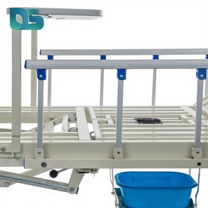 Medizinische Gerätebetten Preise Geräuschlose Rollen Klappbarer Esstisch Infusionsständer Matratze 3-Funktionen Manuelles Pflegebett - Product Image 4