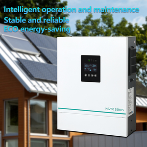 Hybrid Solar <b>24V</b> Off Grid on Grid Energy Converter with 100A MPPT Smart PV Charging No <b>Battery</b> Required WIFI Version - Product Image 2