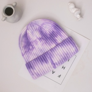 Bonnet tricoté tie-dye tendance unisexe style japonais hip-hop sport chaud et épais pour l'hiver - Product Image 6