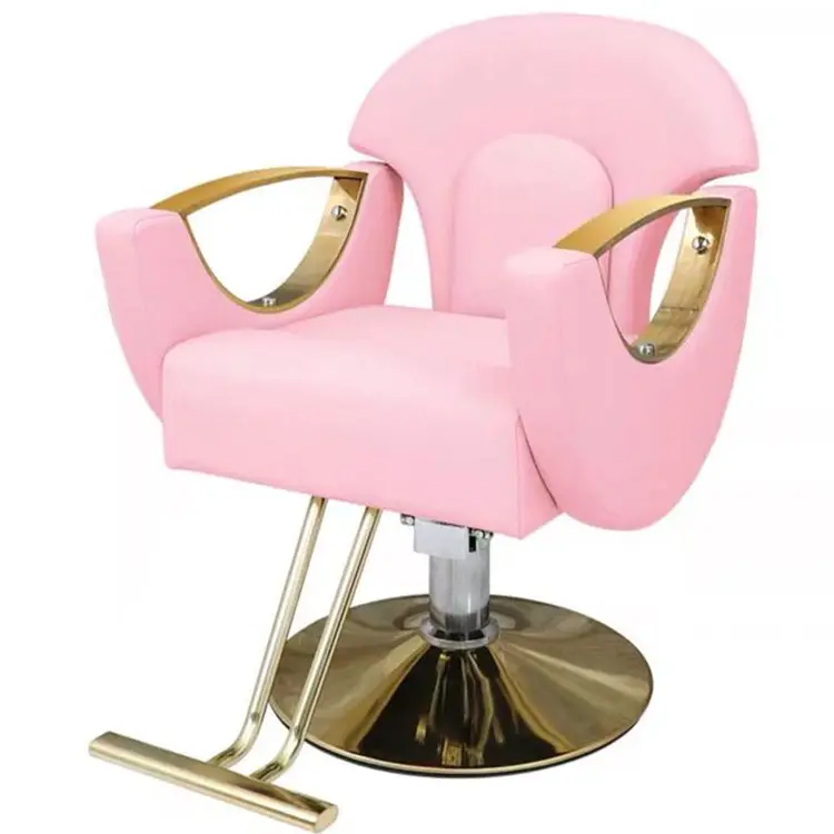 Beauty Kapsalon Meubilair Roze Styling Stoel Liggende Kappers Kapper Stoelen Tegen Prijzen Voor Sales Haar Stylist