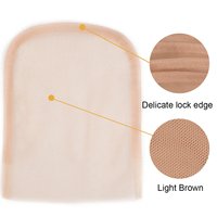 Vente en gros de filet de dentelle 7 tailles pour faire des perruques fermeture frontale bloc de cheveux bas net accessoires pour perruque
