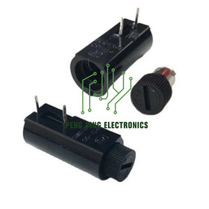 PengYing IC cips yeni PTF-50 5*20 sigorta tutucu yatay çizgi 10A sigorta kutusu PCB kartı - Product Image 1