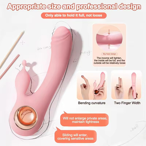 Bestseller Hochwertiger realistischer Dildo <span class=keywords><strong>vibrator</strong></span> für Frauen Dual Motor Silikon <span class=keywords><strong>G</strong></span>-Punkt Kaninchen <span class=keywords><strong>Vibrator</strong></span> Sex Produkte - Product Image 4