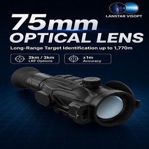 Caméra thermique avec détecteur 1280, écran OLED 2K, portée de détection de 1770 m, fonction télémètre laser 2/3 km, magnésium, détection infrarouge 1280 - Product Image 3