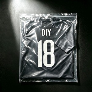 Maillot de football noir personnalisé domicile/extérieur pour matchs de ligue, uniforme de match amical, nom et numéro personnalisés, impression du logo de l'équipe, 100 % polyester - Product Image 1