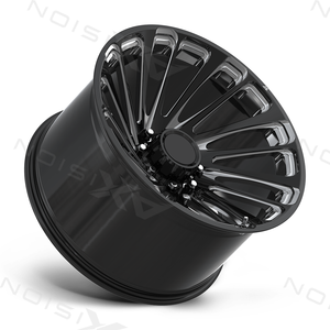 Rines Zero Lip Forged 22x12 24x14 26x14 8x170 8x180 Negro Brillante Fresado para Camionetas Ford F250 F350 Chevy Silverado 2500 - Product Image 3