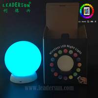 Veilleuse durable imperméable de lampe de table de boule de lumière de Offres Spéciales atmosphère LED pour la maison
