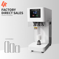 Machine de scellage automatique intelligente LK-ACS en promotion pour cafés et salons de thé, acceptant les bocaux personnalisés