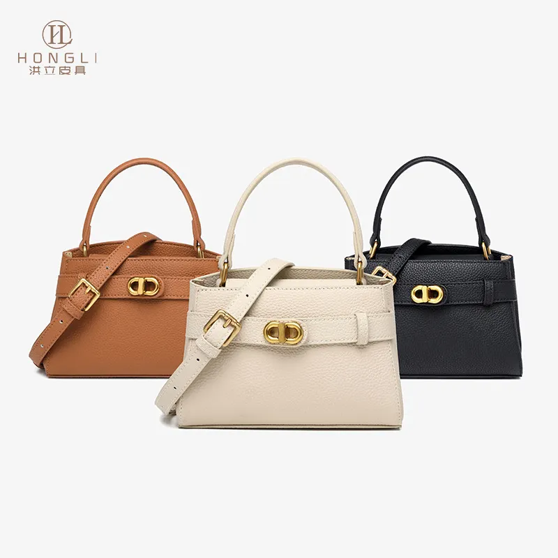 Cuir de vachette véritable Couche supérieure Petit sac à bandoulière pour femmes à la mode Sac de messager pour femmes en cuir véritable Sac à main