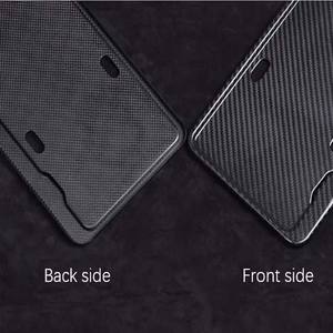 Matrícula de fibra de carbono personalizada de alta calidad para automóviles Característica ligera - Product Image 6