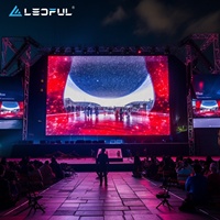 Écran LED publicitaire RGB P4.8 P3.9 4.8MM 3.9MM pour intérieur et extérieur, location de scène mobile facile, affichage mural LED pour événements