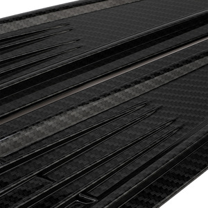 Grille de ventilation à persiennes 50,5 cm x 12 cm en ABS noir pour capot de voiture, accessoire universel de mise à niveau - Product Image 3