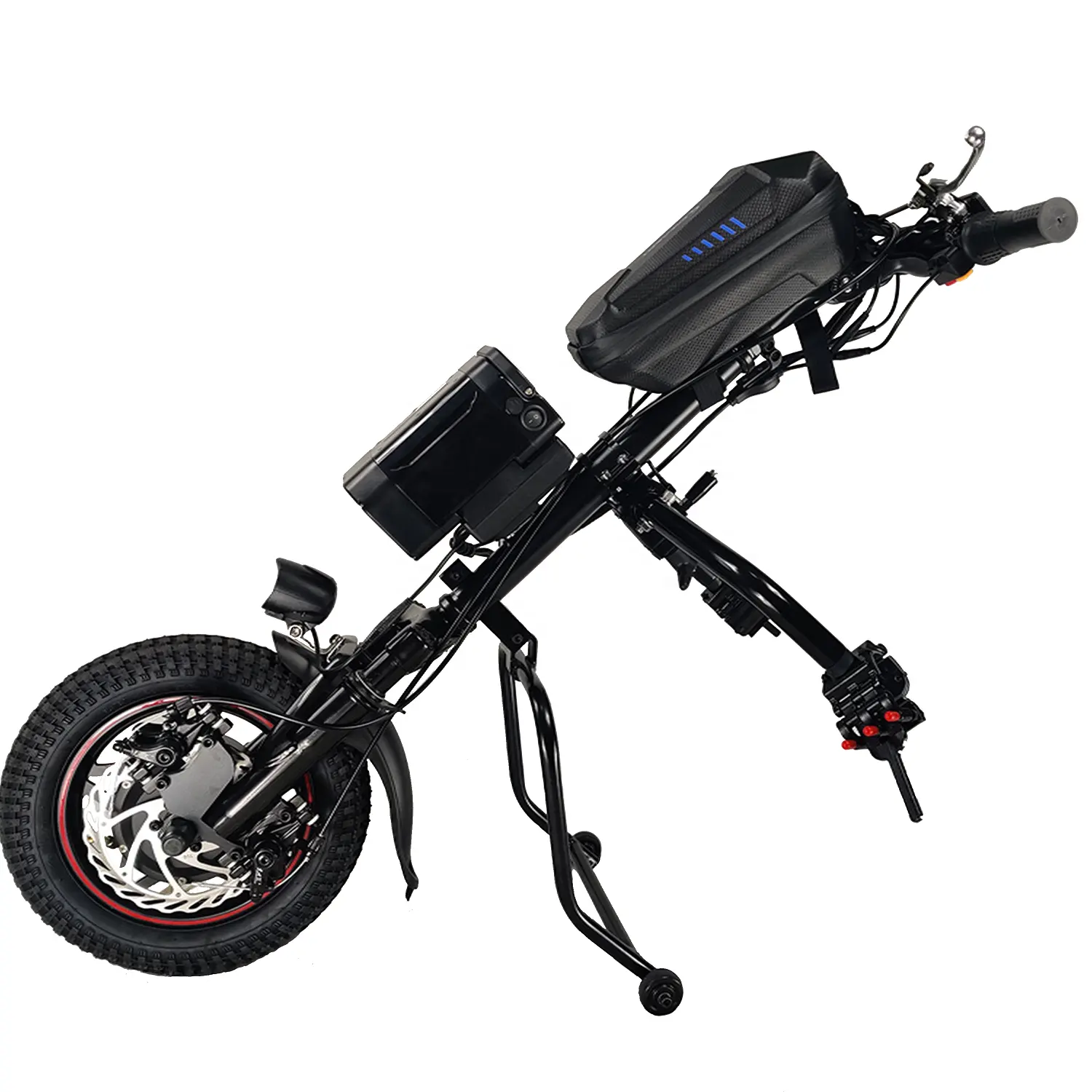 Cnebikes Manufacture 12 suspension wheelchairs attachment handcycle with lcd 007 display handbikes
