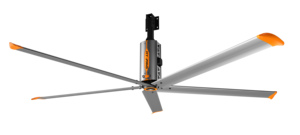 Ventilateur de plafond HVLS RTFANS 11ft 14ft 16ft, grand débit d'air, économie d'énergie, pour entrepôts industriels, usines, gymnases, ateliers – Options de taille 3 - Product Image 2