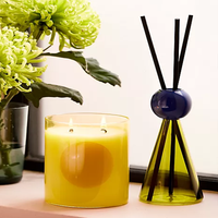 Vente en gros de Mescente de bougies parfumées aromatiques de village de luxe personnalisées et diffuseur de roseaux