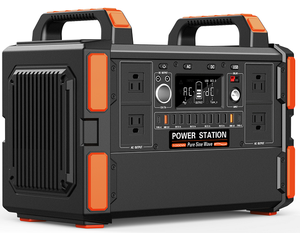 สถานีไฟฟ้าพกพา 220V แบตเตอรี่สำรอง 1000W พร้อมแผงโซลาร์เซลล์ - Product Image 4