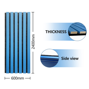 กระจังหน้าอะคูสติกสำหรับตกแต่งแผงผนัง3D แผงไม้ห่อไม้อะคูสติกความหนาแน่นสูงสไตล์ดีไซน์ทันสมัยของ kasaro - Product Image 4