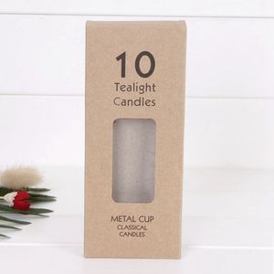 [Sur mesure uniquement] Boîtes cadeaux pliables en papier kraft avec fenêtre, imprimables avec logo, pour thé, bonbons, cosmétiques - Product Image 2