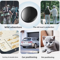 Traceur intelligent pour animaux de compagnie ABS, localisateur universel anti-perte iOS et Android, positionnement Air-Tag, traceur sans fil avec alarme Bluetooth pour extérieur