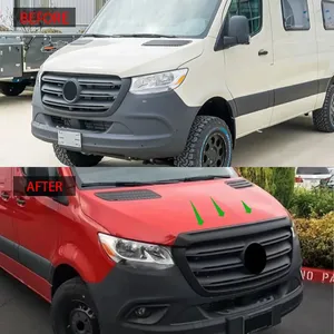 Protector de Parachoques Delantero StarNav para Sprinter W907 2018-2025, Deflector de Capó, Protector de Carrocería, Kit Exterior - Product Image 4