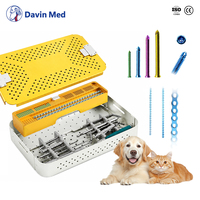 Kit d'instruments chirurgicaux vétérinaires certifiés CE ALPS, plaques osseuses pour petits animaux, perceuse osseuse médicale, chirurgie de fixation des fractures