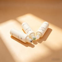 Bouteilles de parfum en verre en gros, emballages cosmétiques, flacons vaporisateurs de parfum vides avec boîtier et bille en acier, bouteilles de parfum en verre