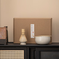 Harmonie Offre Spéciale Grade Cérémonial Matcha Chasen Bol en Céramique Thé Cadeau Matcha Fouet Ensemble