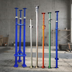 Scaffold Props Adjustable Steel Support 15-22ft High Strength 800kg Load Capacity Industrial Design Hot <b>Dip</b> Galvanized Stable - Product Image 3