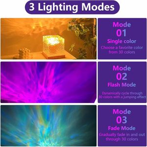 Home Decoration Dynamic Water Ripple <b>Light</b> Rgb Color Changing Atmosphere Lamp Indoor Ambient <b>Night</b> <b>Light</b> - Product Image 5
