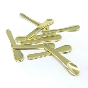 Spatula In Cosmetic In Stock Luxurious 60mm Zinc Alloy Facial Eye Cream Spoon Gold Mini Cosmetics Spatula