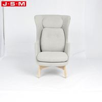 Salon moderne de luxe chambre à coucher maison loisirs fauteuil de loisirs en tissu velours chaise de loisirs