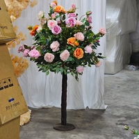 SPR Big Indoor Simulation Realistische Kirsche Glyzinien Kiefer Bonsai Baum Künstlicher rosa Baum im Topf Hochzeits feier Geburtstags dekor
