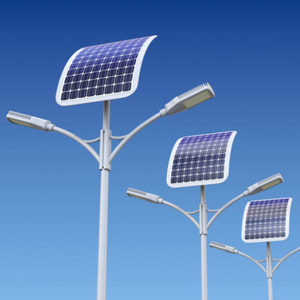 Lampadaire solaire LED extérieur en <span class=keywords><strong>acier</strong></span> inoxydable Yaolong 6M 8M 9M 12M avec <span class=keywords><strong>poteaux</strong></span> en fer pour jardin et route - Product Image 1
