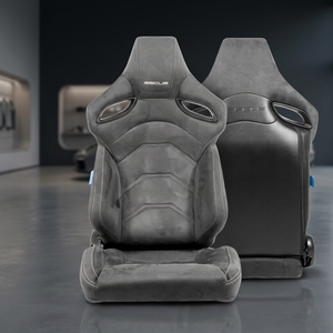 เบาะนั่งรถแข่งแบบปรับเอนได้รุ่น SSCUS Superior Customizable Universal Reclinable Uniq สำหรับรถสปอร์ต พรีเมียม ทนทาน ด้วยวัสดุ UNIQ Alcantara - Product Image 1