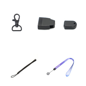 Boucle de lanière en plastique noir H047 H070 pour carte d'identité professionnelle, badge, accessoire de sangle d'épaule - Product Image 4
