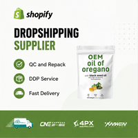 Capsules molles d'huile d'origan et de graines noires pour dropshipping Shopify, complément alimentaire en marque blanche, livraison DDP porte-à-porte