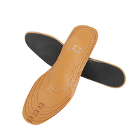 Semelles de sport confortables, respirantes, durables, absorbant les chocs et la transpiration, en EVA et latex, pour femmes et hommes, pour chaussures en cuir, pleine longueur
