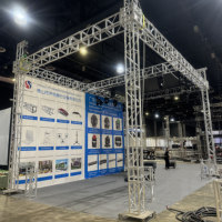 F34 290mm Truss de Aluminio con Perno para Iluminación de Escenario, Sistema de Elevación para Eventos, Truss de Espiga con Elevación Manual