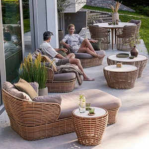 Tumbona para Exteriores, Muebles de Jardín, Sillas de Ratán PE, Tumbona de Playa, Tumbona Impermeable para Jardín - Product Image 3